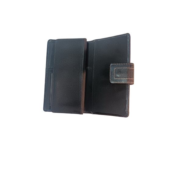 Fossil Black Leather Wallet | Bifold ID Window Card Holder | Minimalist - Picture 5 of 5